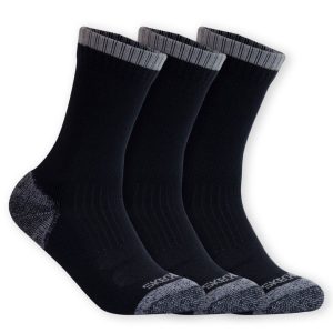 Skechers 3 Pack Half Terry Work Crew Socks