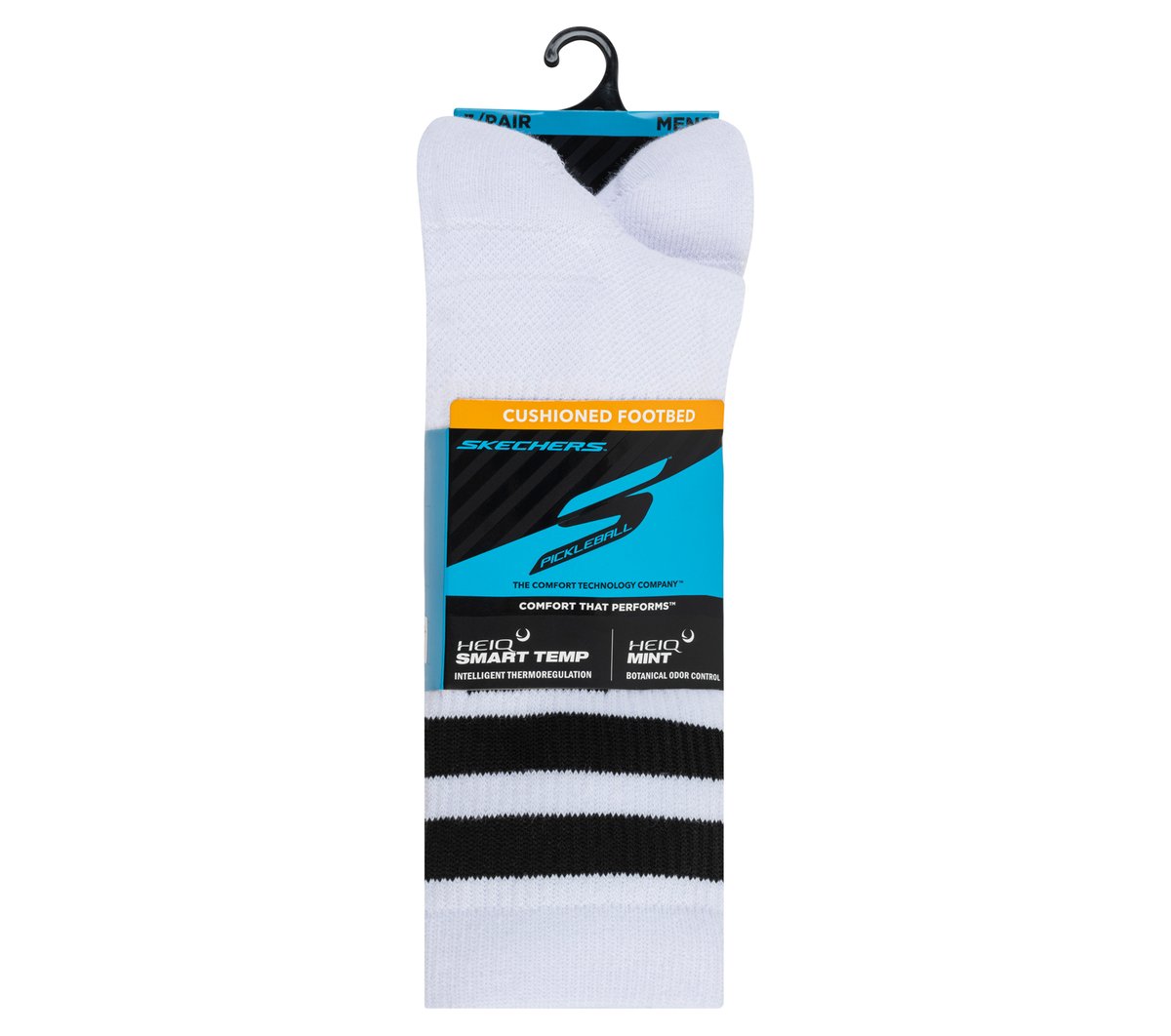 Skechers 3 Pack Men's Performance Pickleball Crew Socks