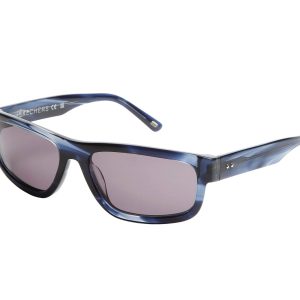 Skechers Elevated Rectangle Shiny Horn Sunglasses
