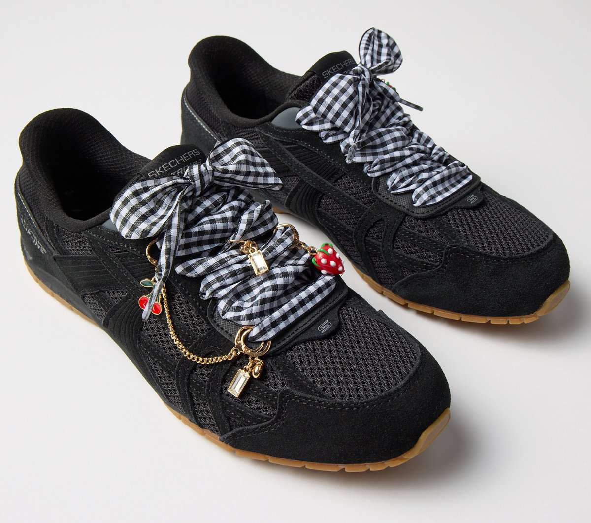 Skechers Shoelaces With Charm Set - Gingham