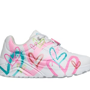 Skechers JGoldcrown: UNO Lite - Flutter Hearts