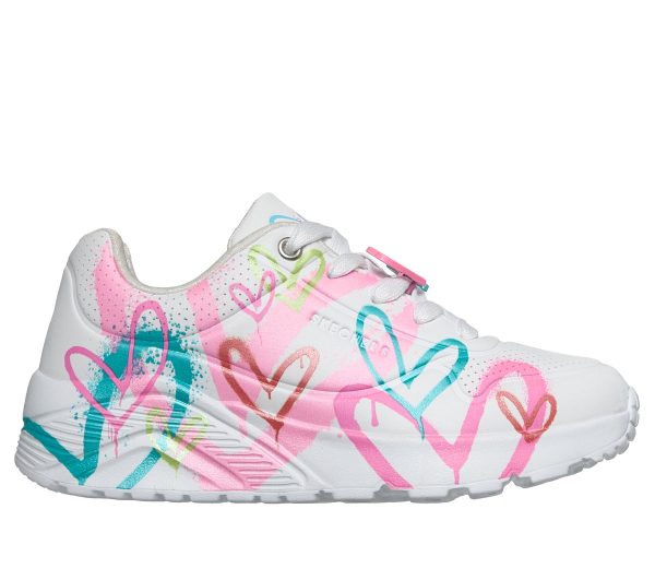 Skechers JGoldcrown: UNO Lite - Flutter Hearts