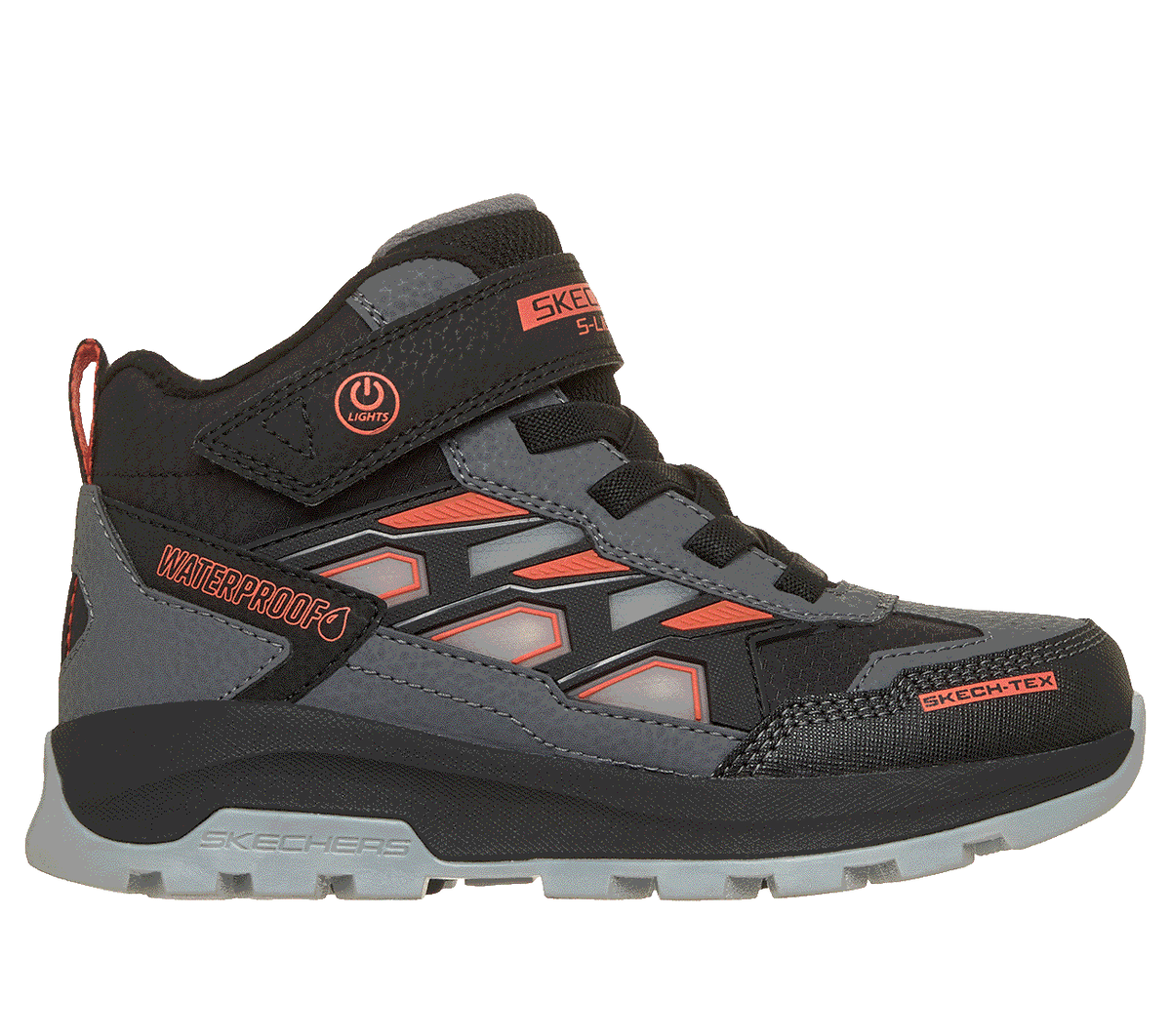 Skechers S-Lights Waterproof: Storm Blazer - Glow Trail