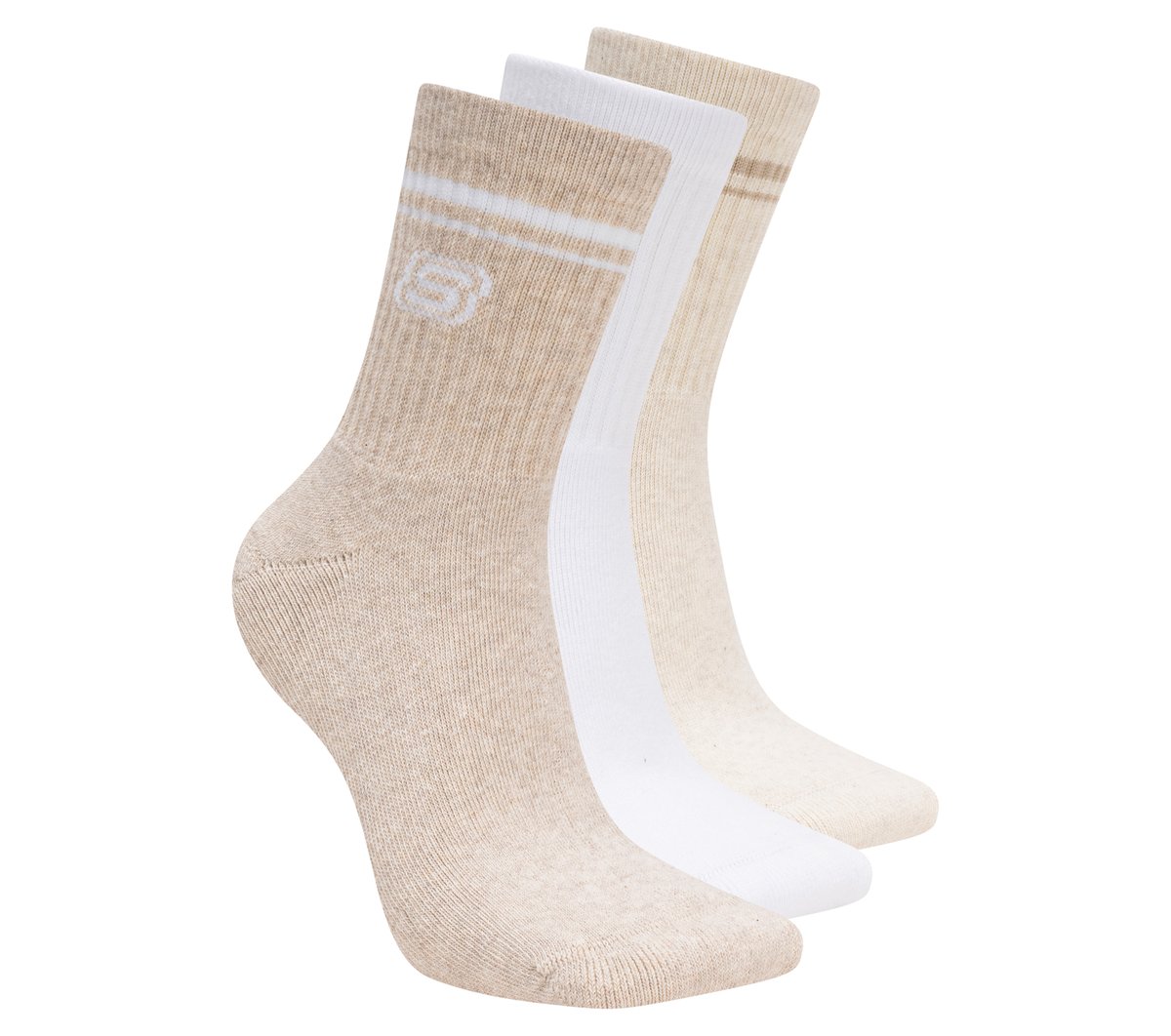 Skechers 3 Pack Women's Low Crew Varsity Socks