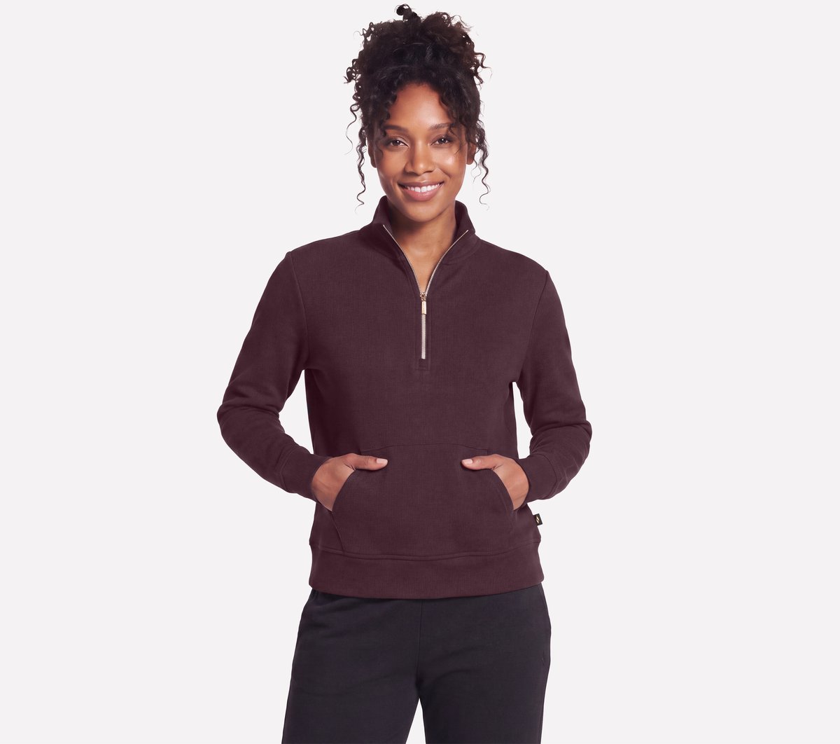 Skechers GO STRETCH Harmony Rib 1/4 Zip